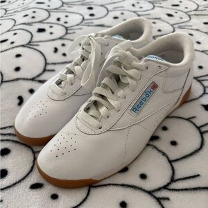 Reebok Low Freestyle 40th Anniversary White Sneakers Womens 8.5
